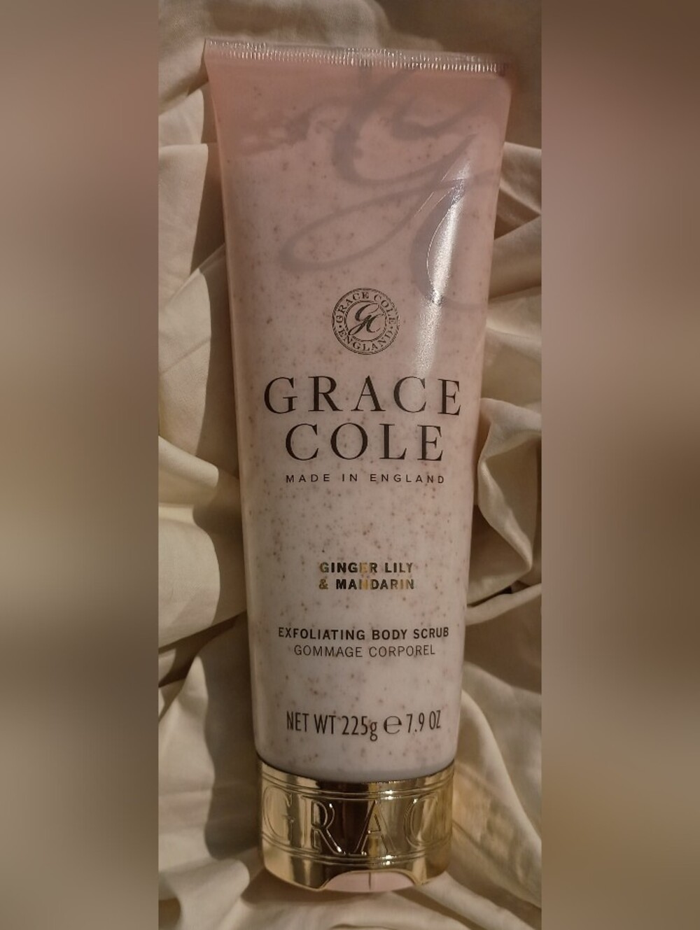 Grace Cole Ginger Lily & Mandarin Exfoliating Body Scrub - 7.6 Oz New